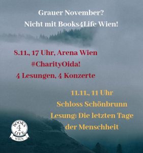 Tolle November-Events bei Books4Life Wien